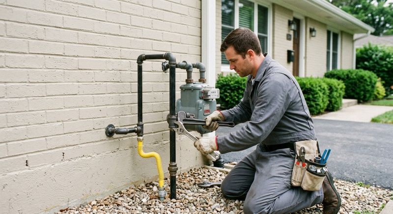 Fire Pit Gas Line Installation in Denver, CO