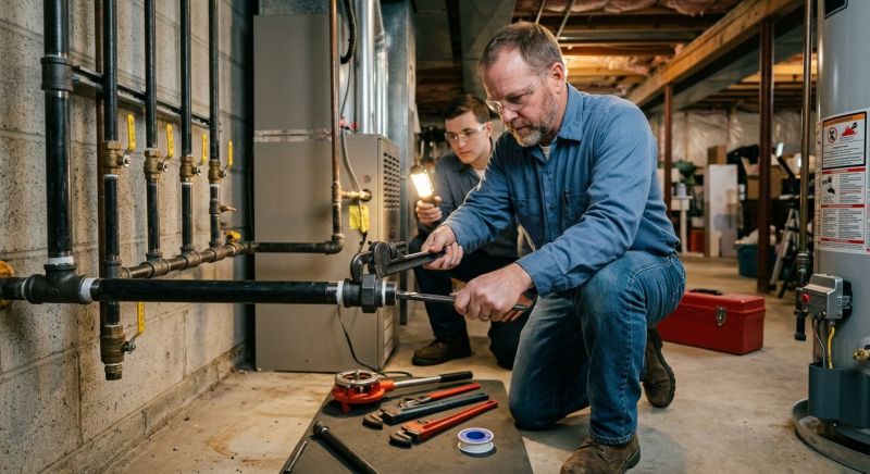 Gas Line Plumbing in Columbus, OH