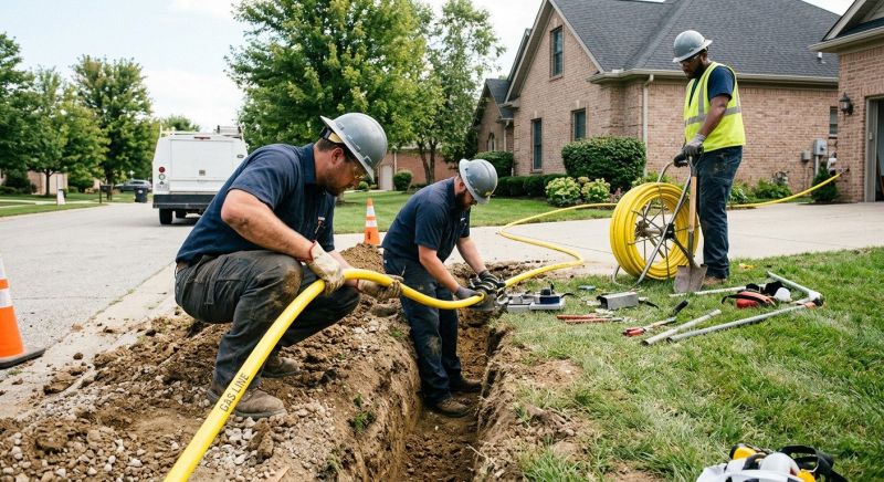 Gas Line Rerouting in Kansas City, MO